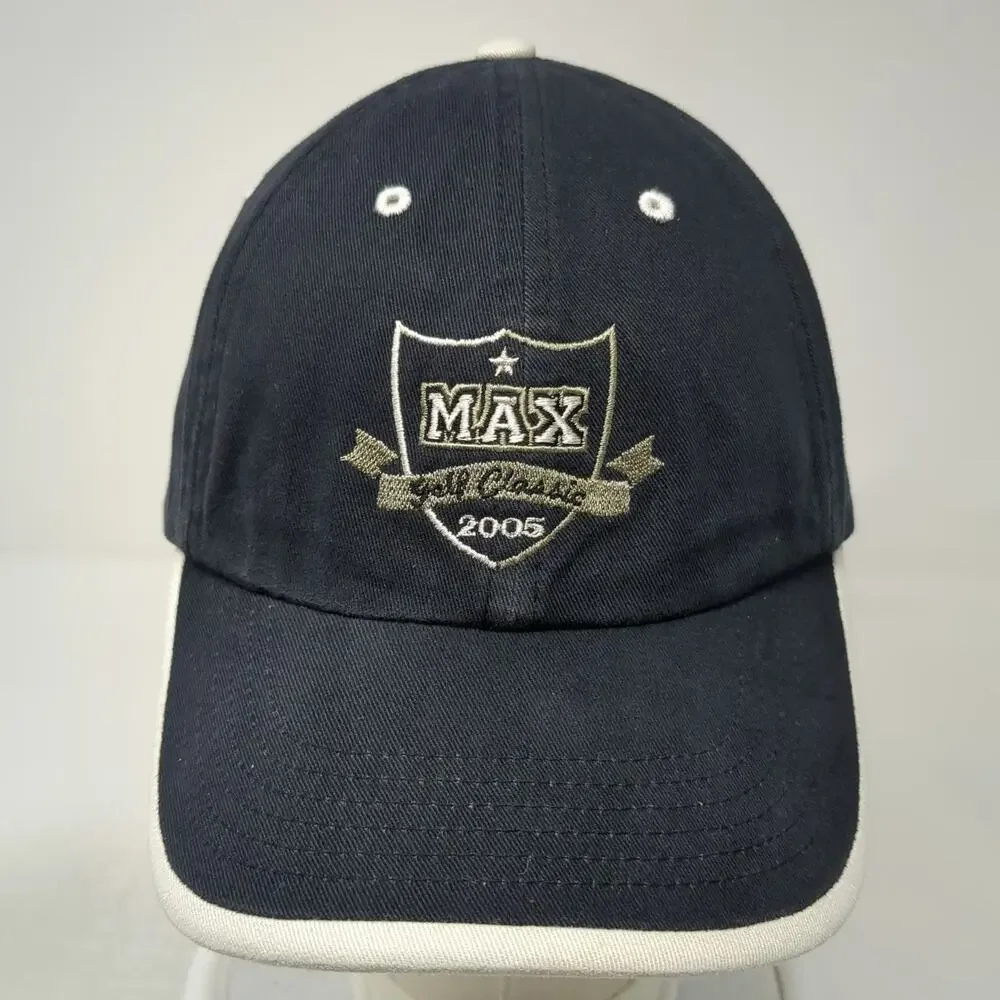 Nike Baseball Cap Black One Size Golf Classic 2005 Shield Embroidered Hat